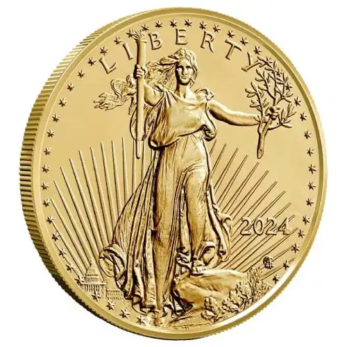 2024 1/10 oz American Eagle Gold Coin (BU)