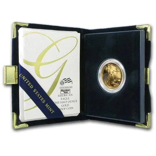 1/2 oz America Eagle Gold Proof Coin (Original Mint Box)