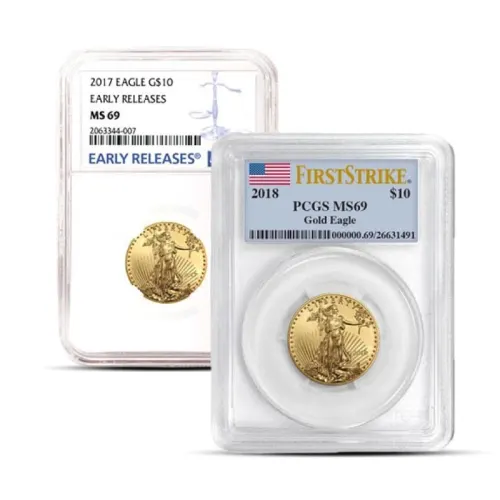 1/4 oz America Gold Eagle MS69 Coin (Random, PCGS)