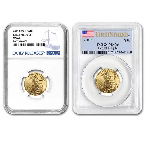 2017 Gold American Eagle PCGS/NGC MS69 - 1/4 oz