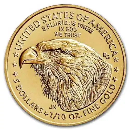 2021 American Gold Eagle 1/10 oz BU (Type 2)