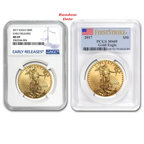 Gold American Eagle PCGS/NGC MS69 *Random Date* - 1 oz