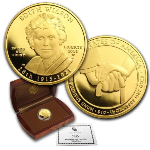2013-W Gold Edith Wilson Proof - 1/2 oz