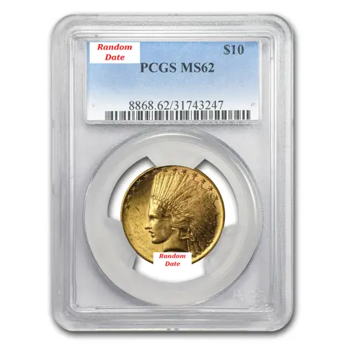 Gold American $10 Indian - PCGS MS62