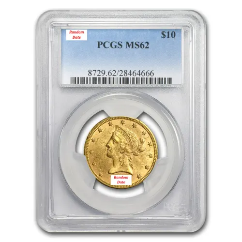 Gold American $10 Liberty - PCGS MS62
