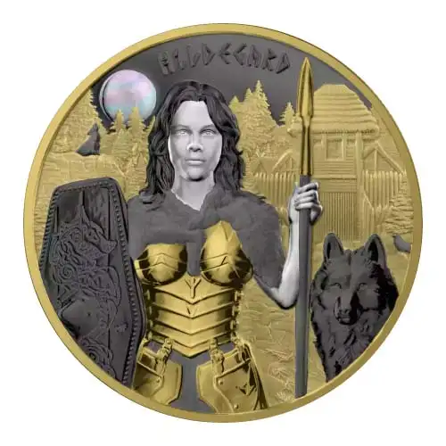 2022 Germania Valkyries: Hildegard Valhalla 1 oz Silver BU