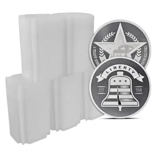 1 oz Asahi Liberty Bell Silver Round (Lot of 100)