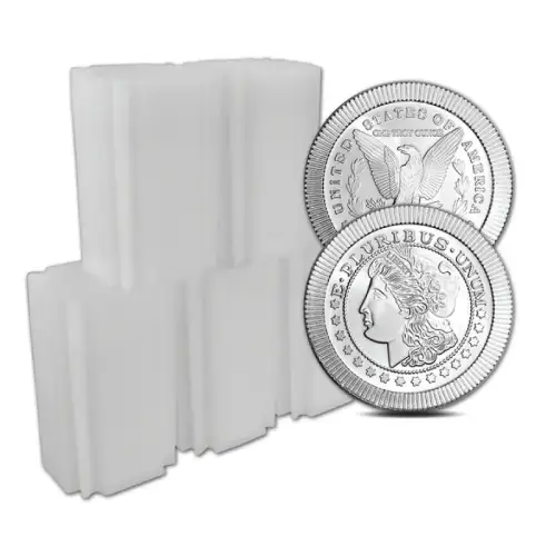 1 oz SilverTowne Morgan Stacker Silver Round (Lot of 100)