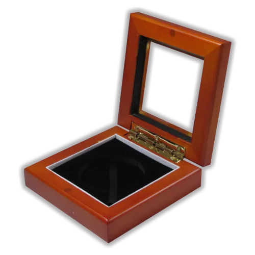 Guardhouse Glass-top Wood Display Box GH-954208-08: (S)