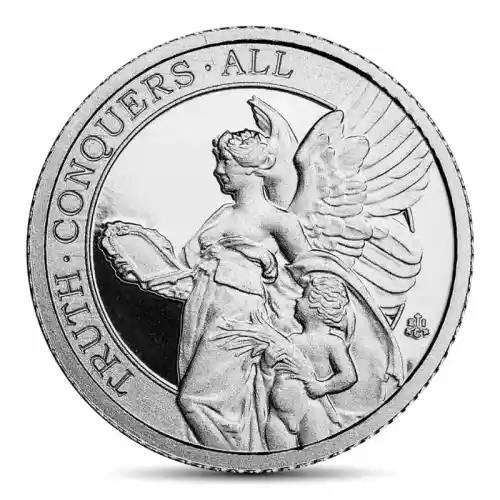2022 1/10 oz St Helena Queen's Virtues: Truth Platinum Coin (BU)