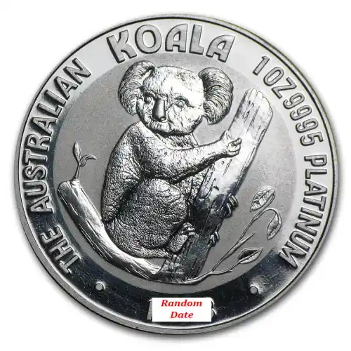 1 oz Australian Koala Platinum Coin (Random Date)