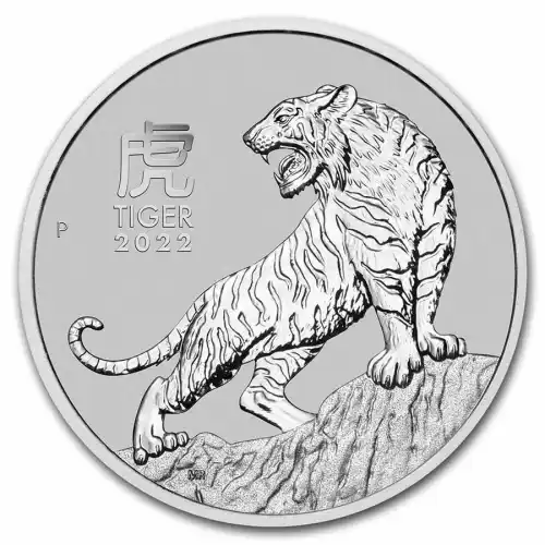 2022 1 oz Perth Lunar Year of the Tiger Platinum Coin (BU)
