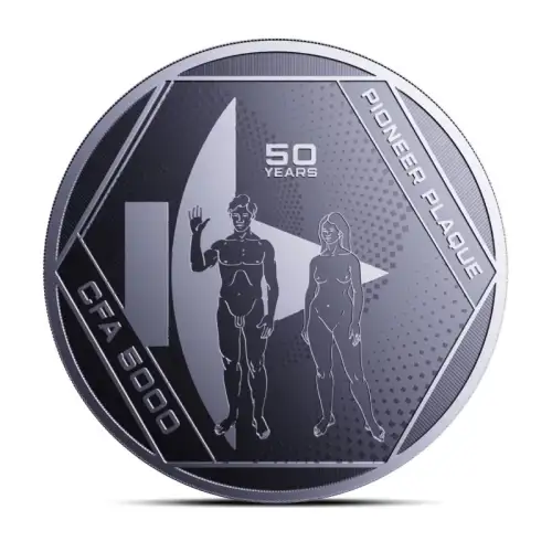 2022 1 oz Chad Pioneer Plaque Silver Coin (BU)