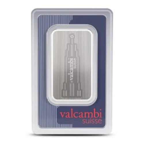 1 oz Valcambi Skyline Silver Bar