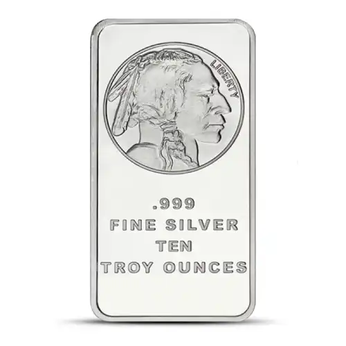 10 oz Buffalo Silver Bar (SilverTowne)