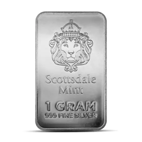 100 gm (100 x 1gm) Scottsdale Prepper Silver Bar