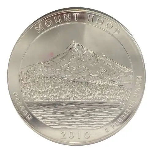 2010 Silver 5 oz ATB Mount Hood NP First Strike PCGS MS68 PL