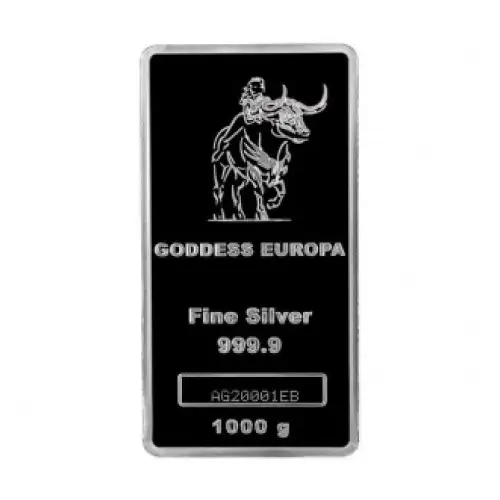 2023 Silver Chad Goddess Europa 1 Kilo Bar