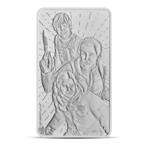 2024 10 oz Royal Mint Star Wars Light Side Silver Bar