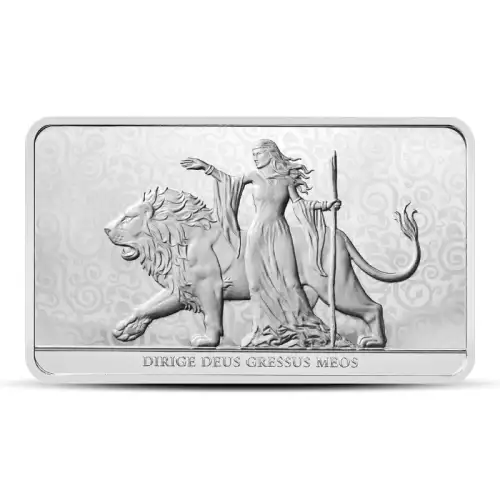 2024 100 oz British Una and Lion Silver Bar