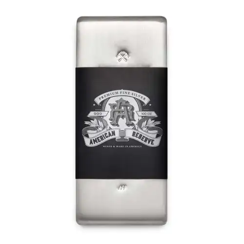 Silver 100 oz American Reserve Bullion Bar