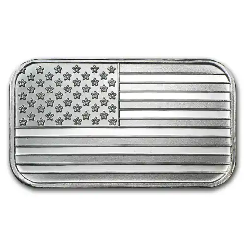 Silver - 1 oz Flag Bar
