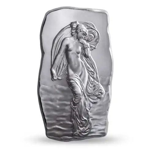 Silver 1 Kilo Argentia Woman on Water UHR Bar