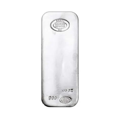 100 oz Asahi Silver Bar (Our Choice)