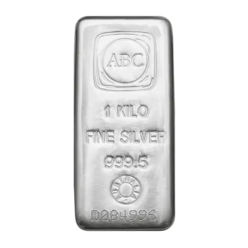 Australian Bullion Co (ABC) Silver Cast Bar - 1 Kilo