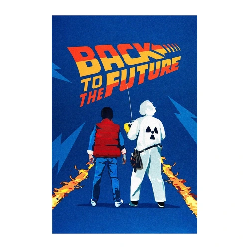 2021 Back To The Future Marty McFly & Doc Brown 35g Silver Foil
