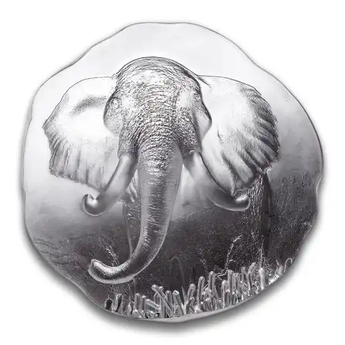 Silver 10 oz Argentia Elephant UHR Round