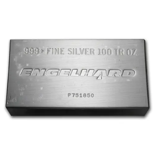Silver 100 oz Engelhard Bar