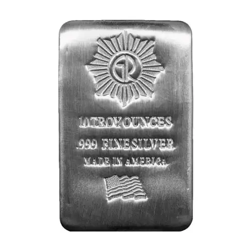 Silver 10 oz Glines & Rhodes Bar