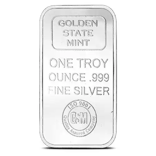 Golden State Mint 1 oz Silver Bar