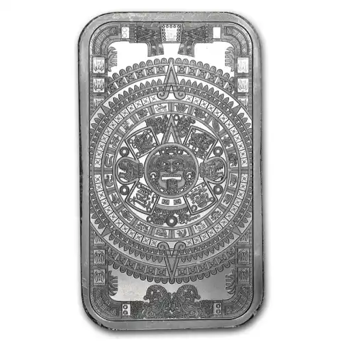 Silver - 1 oz Aztec Calendar Bar
