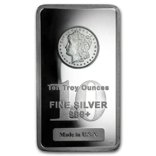 Silver 10 oz Morgan Bar