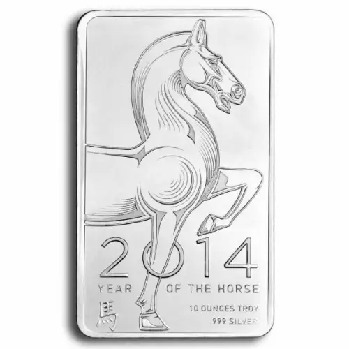 2014 Silver NTR Lunar Horse Bar - 10 oz