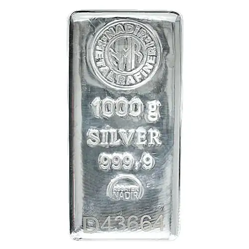 Silver 1 Kilo Nadir Bar