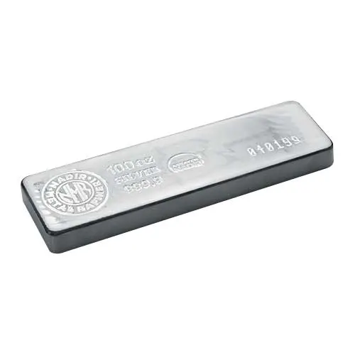 Silver 100 oz Nadir Bar