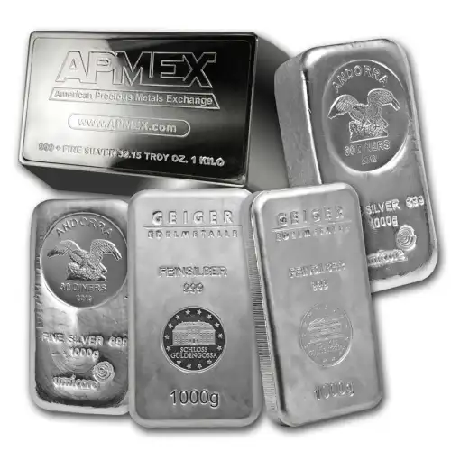 Silver - 1 Kilo Random Bar (our choice)