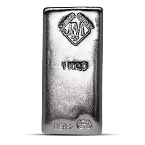1 Kilo Johnson Matthey Silver Bar