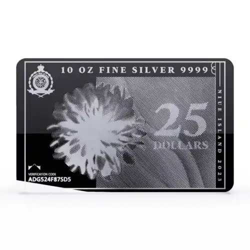 2023 Silver 10 oz Pressburg SilverNote Bar