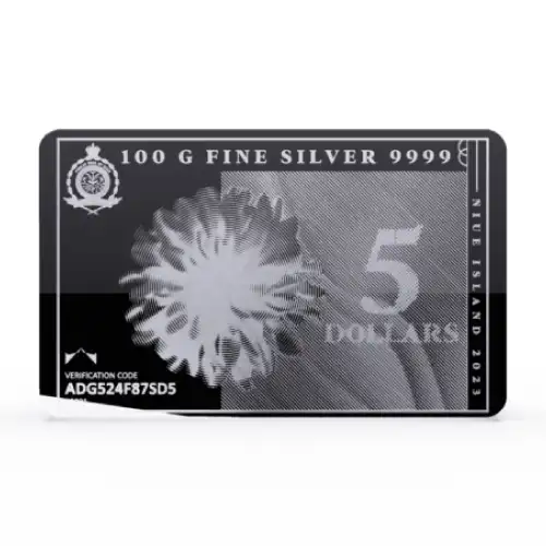 2023 Silver 100 Gram Pressburg SilverNote Bar