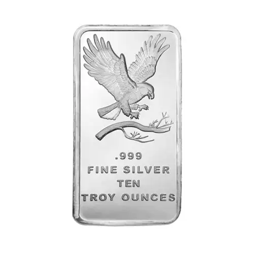 Silver 10 oz Random Eagle Bar (our choice)
