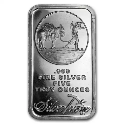 5 oz SilverTowne Prospector Silver Bar