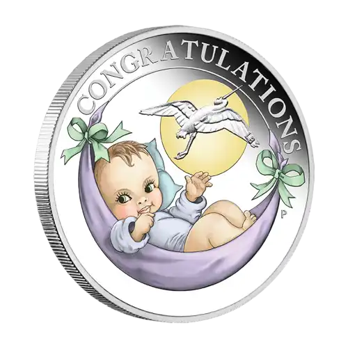 2021 Australia Newborn Baby Gift 1/2 oz Silver Proof