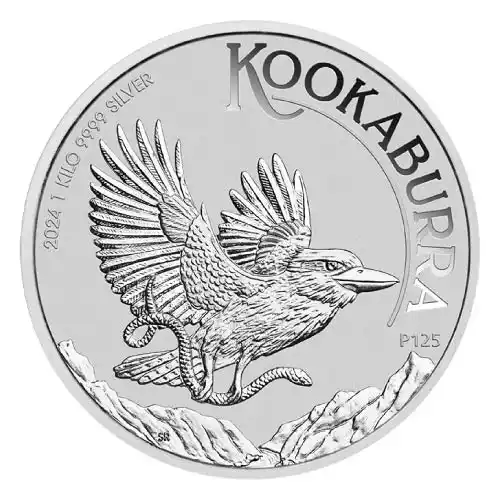 2024 1 Kilo Perth Kookaburra Silver Coin (BU)