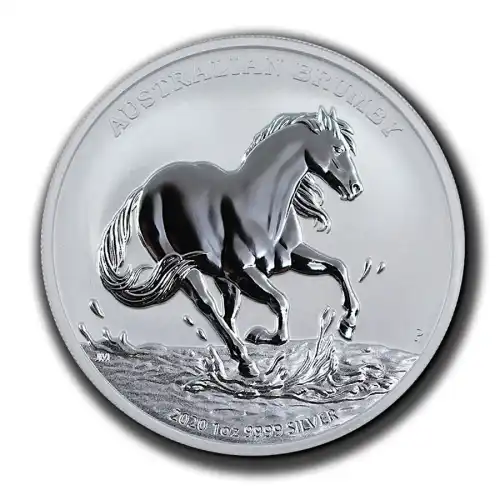 2020 Silver 1 oz Australia Perth Brumby BU