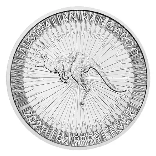 2021 Australian Perth Kangaroo 1 oz Silver BU