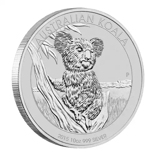 2015 Silver 10 oz Australia Perth Koala